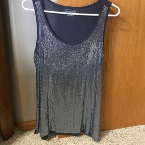 Sequin tank top